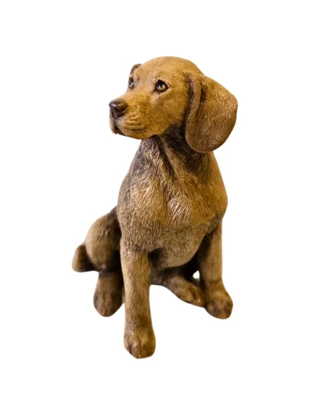 Cane in resina seduto per statue da 30 cm